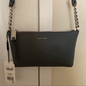 Grey Calvin Klein Crossbody Purse